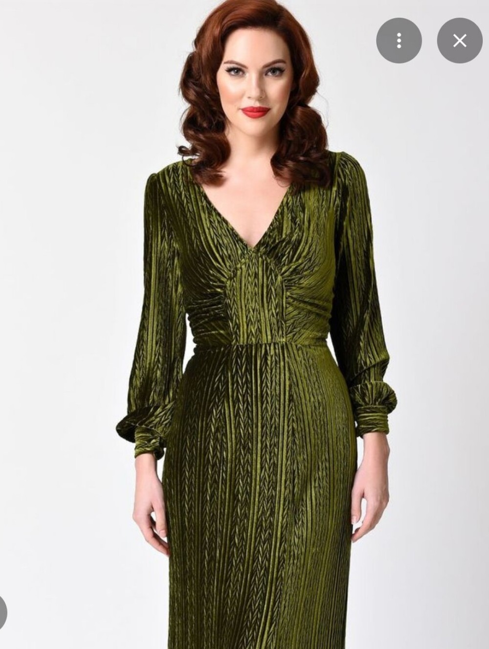A Vision of Velvet Maxi Dress
